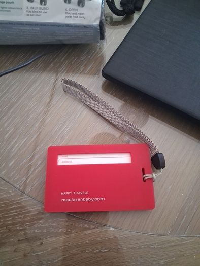 Maclaren luggage tag