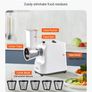 Electric Cheese Grater Salad Maker, 200W Salad Shooter, Electric Vegetable Slicer Shredder Chopper for Fruits with 5 Attachments Image 6