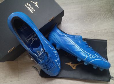 Super Deal | Price Drop | Mizuno Alpha Made In Japan Fg/ag | Eu 46 (uk 11) | Brand New In Box