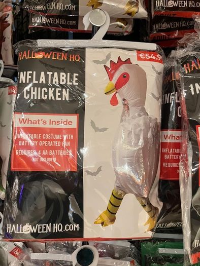 Halloween Costume - Kids' Inflatable Chicken Costume