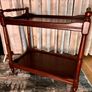 Vintage Mahogany Hostess Trolley Image 2