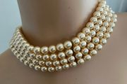 pearl choker necklace