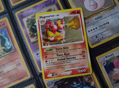 Magmortar Lv.52 ! Holo Rare ! from Secret Wonders Set ! 2007 ! Pokemon Card !