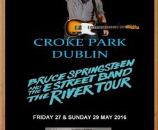 Bruce Springsteen Croke Park 2016 plus ticket Classic Semi-Glossy Paper Poster
