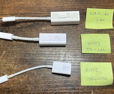 Apple adapters joblot x3
