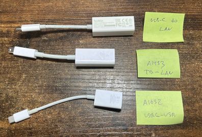 Apple adapters joblot x3