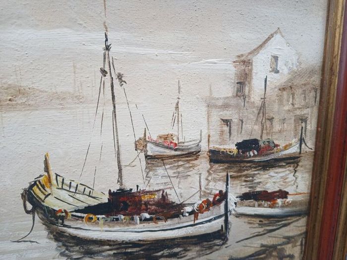 Vintage Impressionist Oil Painting