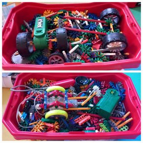 Mix box of Knex