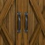 Garden Shed,Solid Wood Double Door, Magnetic Closures, Weatherproof 77W x 55D x 72H cm Image 3