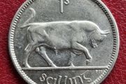 Ireland  1928 Silver Shilling 1s Coin