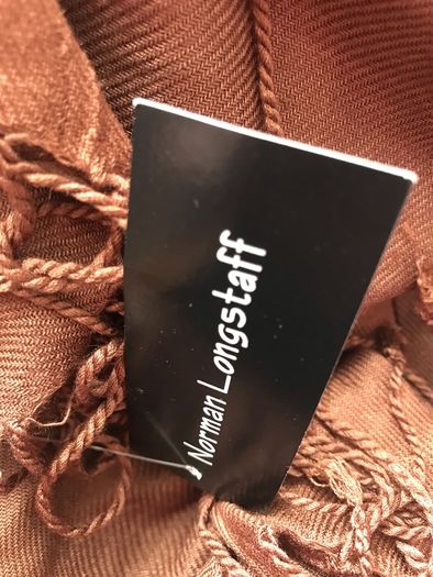 Norman Langstaff brown pashmina - New with tags