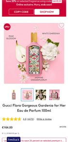 Gucci Flora G Gardenia travel set parfum for her