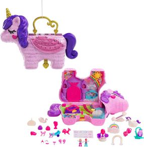 New:  Polly Pocket Unicorn Party Playset