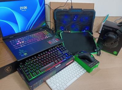 Enter a catchy titleUltimate MSI Sword 17 HX Setup (14th Gen / RTX 4060) - Owned 5.5 Months, Only 6 Weeks Light Use! Under Warranty + Gaming Boxes