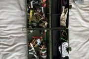Action Man Footlocker Storage Box Bundle with Mixed Accessories Vintage Hasbro