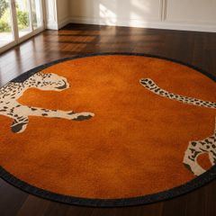 Large 3m Round Rug  Excellent Condition