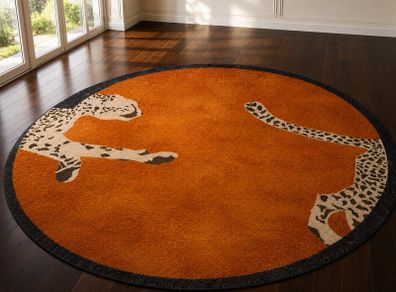 Large 3m Round Rug  Excellent Condition