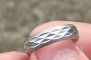 Mid Century Sterling Silver wedding Ring