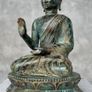 Abhaya Mudra Gesture Of Reassurance (27cm) - Patinated Bronze Image 2