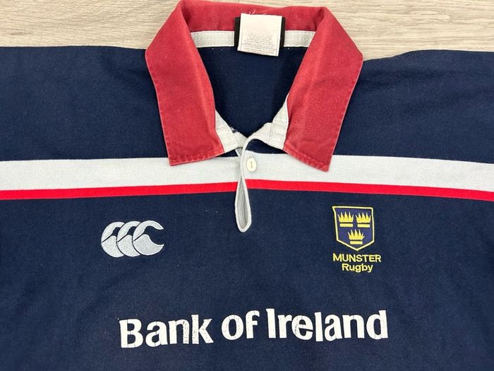Vintage 2002 Canterbury Munster Rugby Jersey Shirt Mens XXL