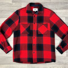 Wax London Check Overshirt Shirt Jacket Mens Medium