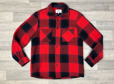 Wax London Check Overshirt Shirt Jacket Mens Medium