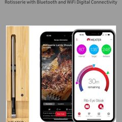 Meater plus smart wireless meat thermometer never used, sealed box