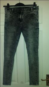 F&F Girls Acid wash stretch jeans age 13/14 Postage included
