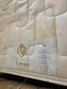 Lexus single bed and mattress