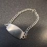 Vintage Silver Identity Bracelet Image 5
