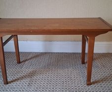 Vintage Mid-Century Modern Teak Coffee Table (1960s Retro)