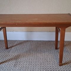 Vintage Mid-Century Modern Teak Coffee Table (1960s Retro)