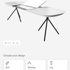 BoConcept extendable dining table with 6 chairs used
