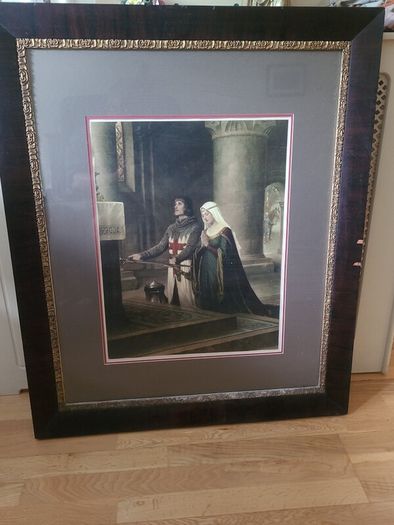 Huge Classic print - The Dedication  - Edmund Blair Leighton