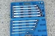 Brand New 10 Pcs Extra Long Double Ring Single Gear Ratchet Set