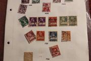 Switzerland stamps on loose pages