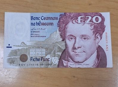 Irish Bank Notes - Bundle of Three 20 Punt Notes - Danial O'Connell
