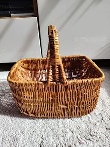 Vintage wicker basket
