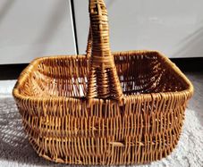 Vintage wicker basket