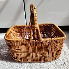 Vintage wicker basket