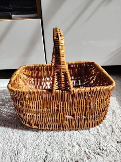 Vintage wicker basket