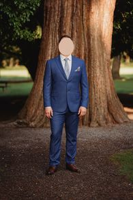 Ted Baker Endurance Suit 46R  Navy Blue