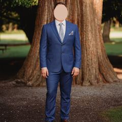 Ted Baker Endurance Suit 46R  Navy Blue