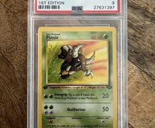 1999 Pokemon Jungle 25 Pinsir 1st Edition Psa 9
