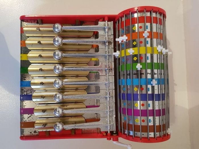 Vintage Congost Xylomatic Mechanical Xylophone