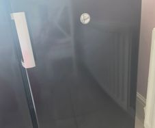 Hoover black under counter freezer