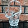 Vintage Galway Irish Crystal Flower Basket Image 2