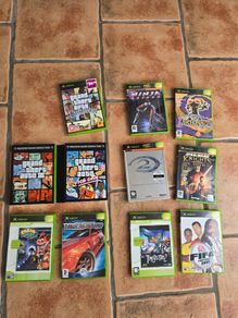 10 original xbox games, Halo 2 collector's edition, Psychonauts, GTA double pack and more