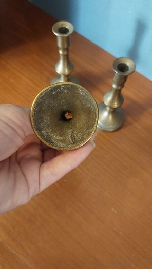 Fabulous Collection of Five Assorted Vintage/Antique Brass Candlesticks - Priced as a Collection, But Can be Sold Separately