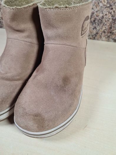 Womens Sorel Glacy Short Waterproof Ankle Boots Winter Size Uk 7 Eu 40 (AT1)